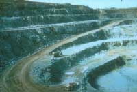 The Key Lake open pit uranium mine.